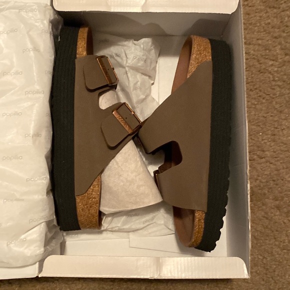 Papillio Shoes - papillo  Arizona Grooved bottom platform NWB size 39N Mocca